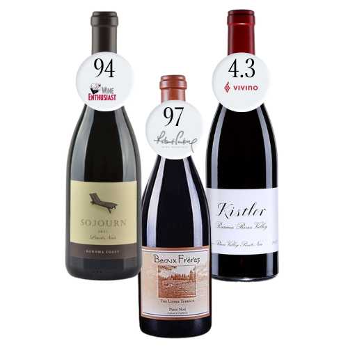 trio-pinot-noir-beaux-freres-the-upper-terrace-ribbon-ridge-sojourn-kistler